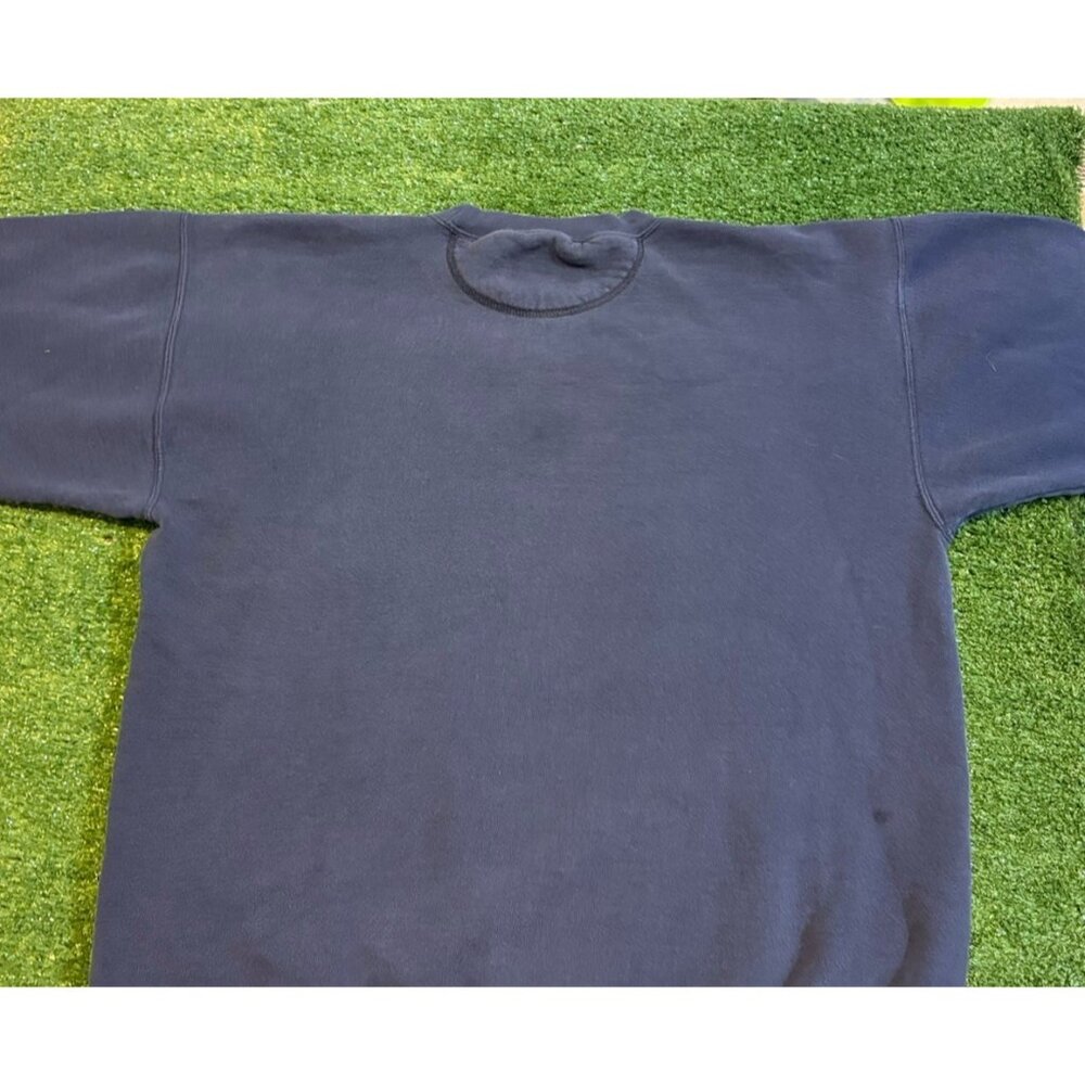 Vintage Notre Dame Fighting Irish sweatshirt mens large blue gold crewneck 90s D - Picture 10 of 12